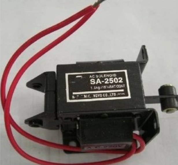 国字SA-1192交流推拉式牵引电磁铁吸力0.8N/0.8KG行程10mm 220V