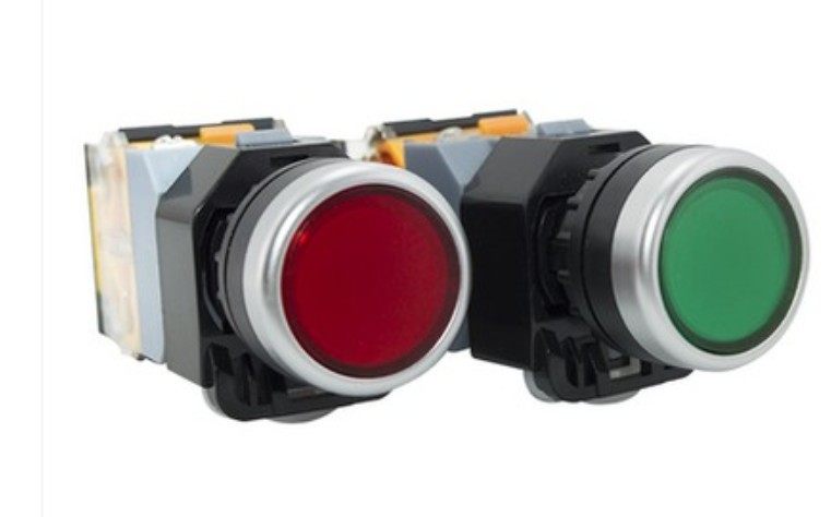 上海森奥 SAY7-B LA39-11T LA38-11S/203 自锁按钮开关 红色绿色