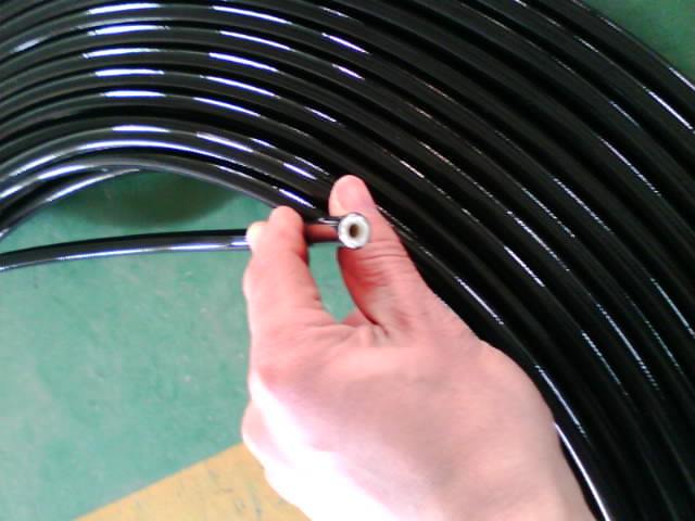 内径4mm*8.6mm尼龙芯纤维编织一层增强管，尼龙管PU管，测试管