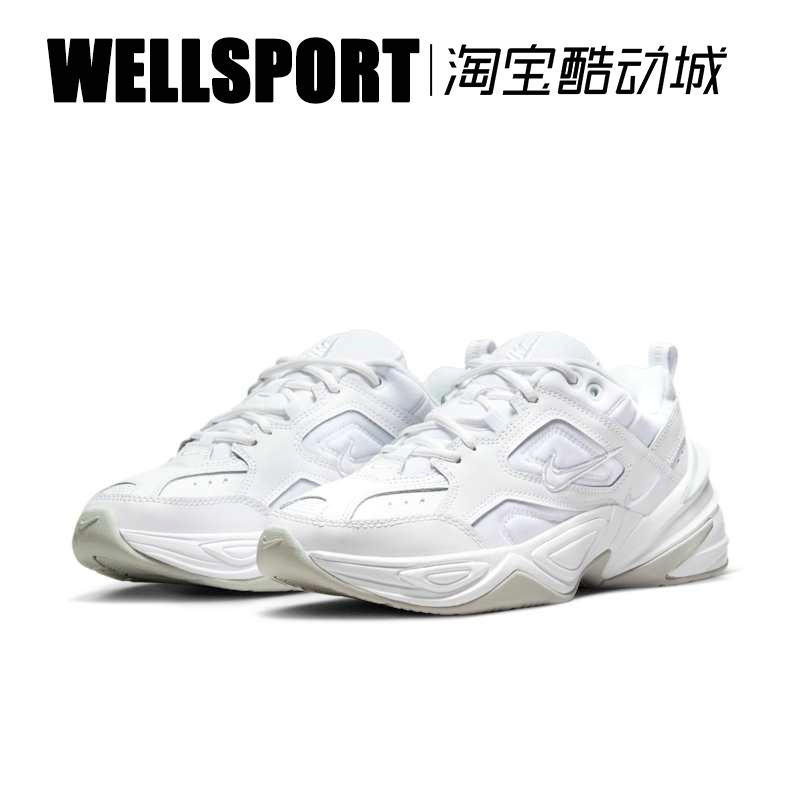 耐克Nike M2K Tekno舒适百搭低帮板鞋女款白色AO3108-100