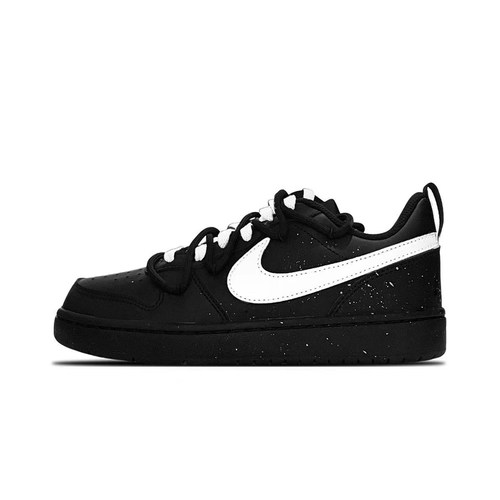 NIKE定制女子黑色系个性休闲板鞋