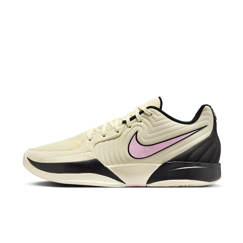 Nike Ja 2耐克实战篮球鞋粉钩低帮男子减震防滑耐磨FD7327-100