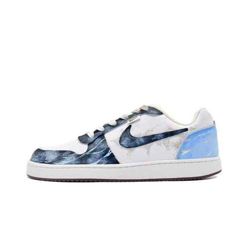 【定制球鞋】NIKE耐克 Ebernon 复古波纹油画风耐磨休闲板鞋 男款 - 封面