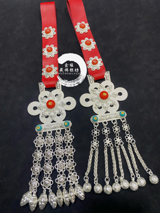 新款藏族腰带仿银合金腰间配饰品藏式民族风藏袍女士藏装腰链