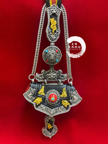 新款藏族钱包藏式民族风藏装腰间藏式配饰挂饰挂件腰链配件饰品