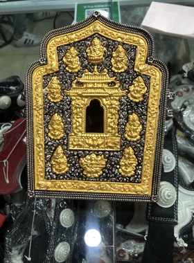 鑫缘藏饰新款铜镀金佛箱