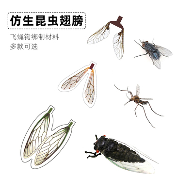 飞蝇钩仿生翅膀DIY材料