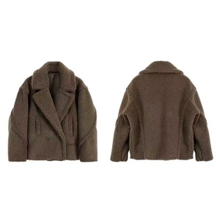 泰迪短款 001M6518 毛毛外套C