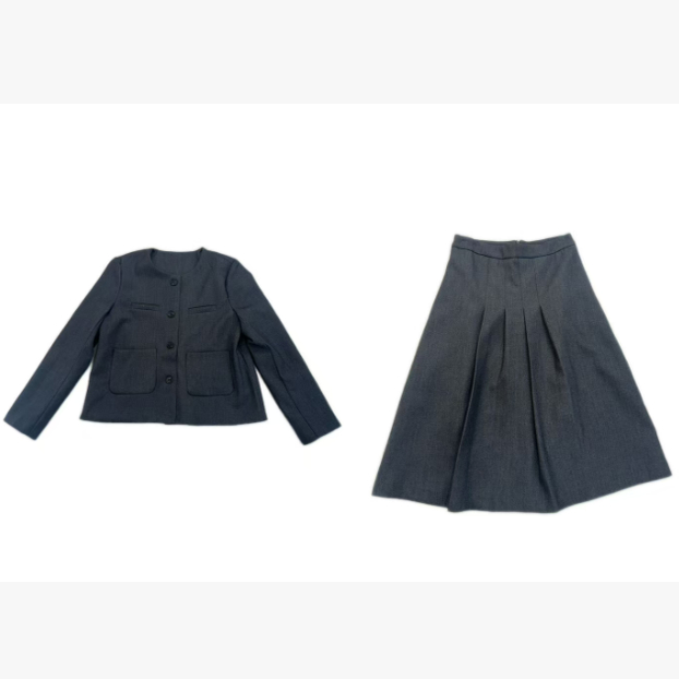 【线下9860 】 【26春款小禾家 】羊毛莫代尔 外套半裙C-001M6671