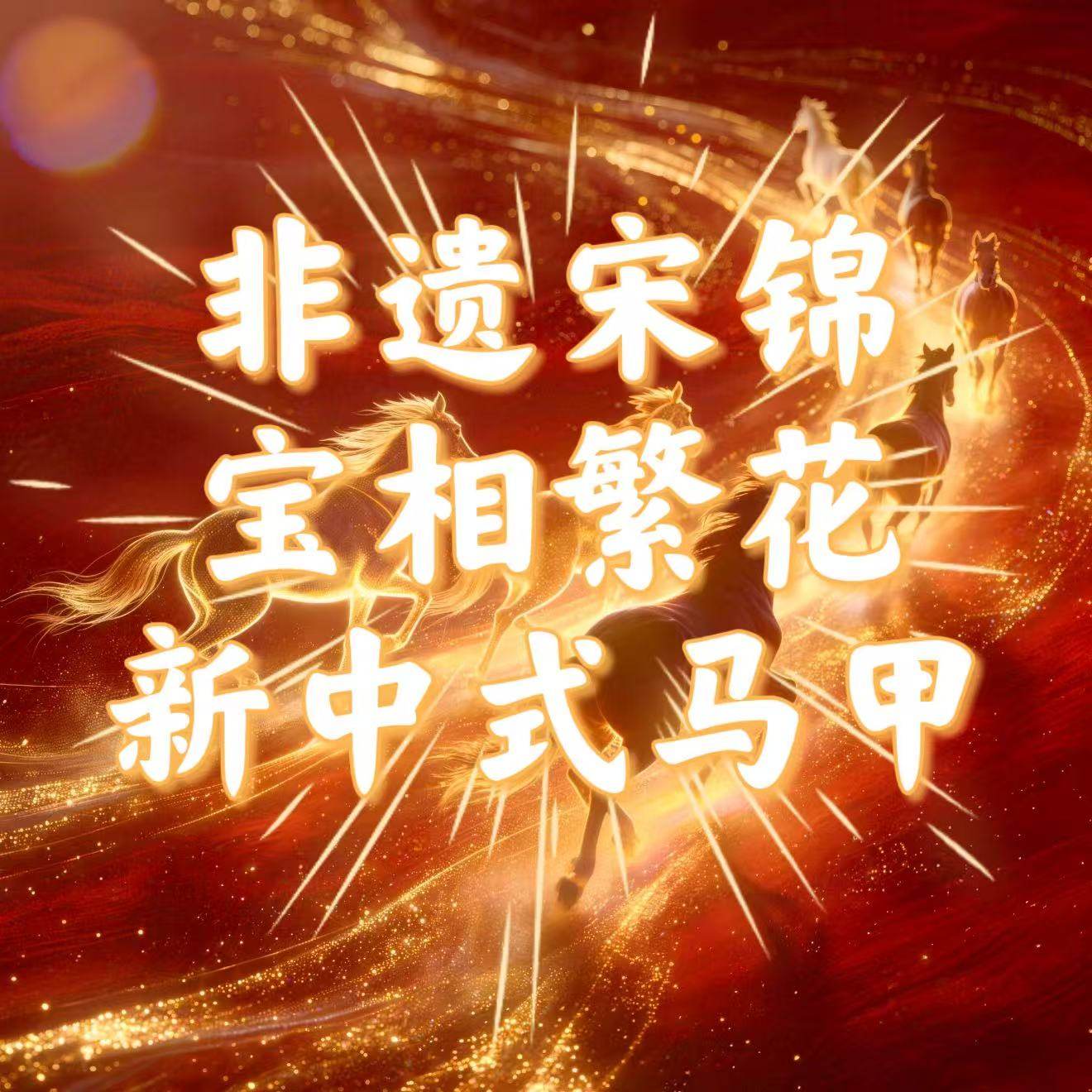 【獨家渠道资源】【新中式 宋锦】宝相花马甲C-001M6869,女装/女士精品,汉服上装,淘宝优惠券,粉丝福利购,淘宝优惠卷