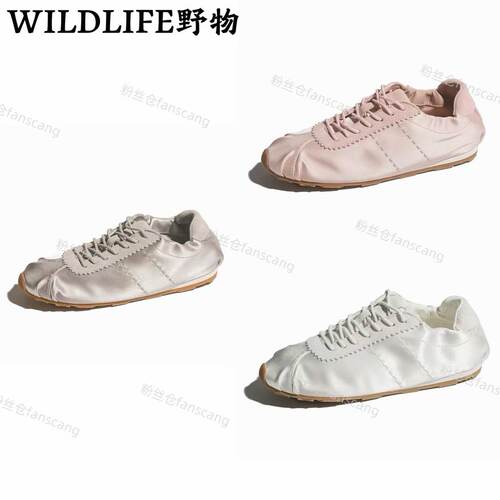 WILDLIFE｜绸缎面芭蕾舞鞋软底德训鞋C-001M7343
