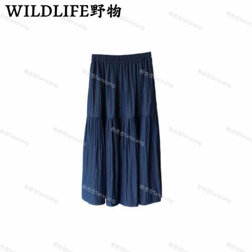 WILDLIFE｜日本进口纱线手工压褶裙C-001M7576