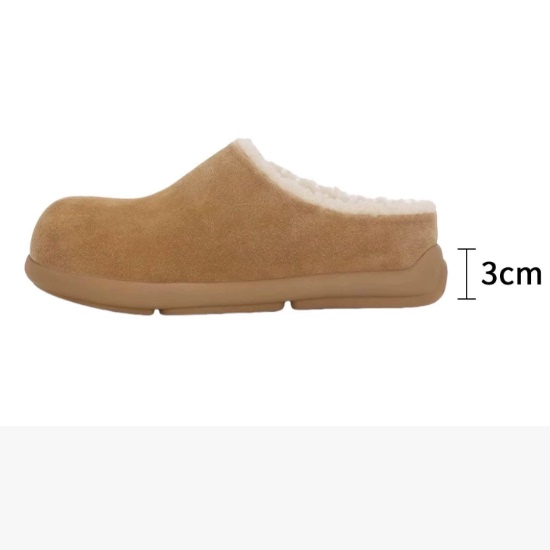 正码正拍澳洲进口纯羊毛真皮小土豆勃肯鞋厚底雪地靴C-001M6624