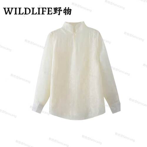 WILDLIFE｜老钱国风新中式休闲衬衫C-001M6980