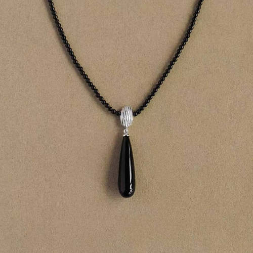 【小众设计师】【獨家渠道资源】天然设计水滴项链C-001M6727