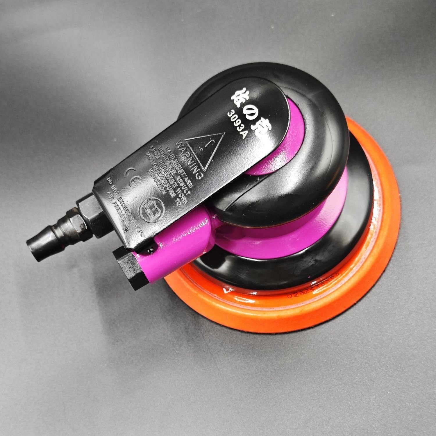 佐克气动打磨机抛光机3091A气磨机3093打蜡5寸砂纸机工业级干磨机