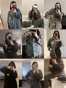 睡衣捡漏合集 59.9元 套装 特价 长裤 款 加绒加厚长袖 秋冬清仓 起