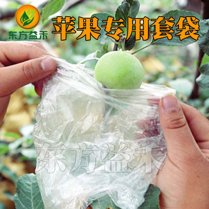水果套袋果袋苹果套袋梨袋桃袋水果透气膜袋防虫带扎丝药膜500个