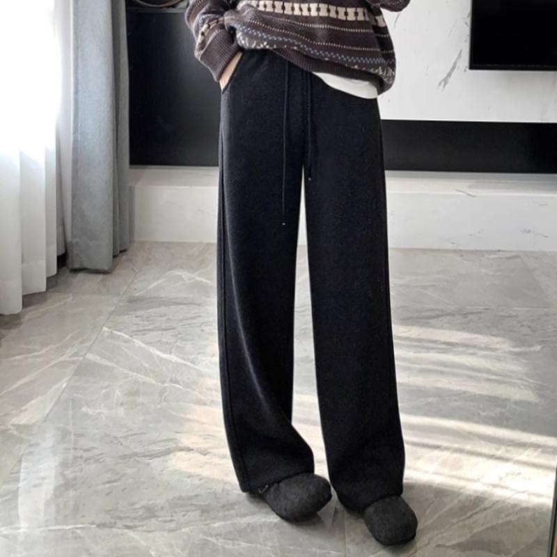 高腰休闲JUNE11长裤窄版阔腿裤