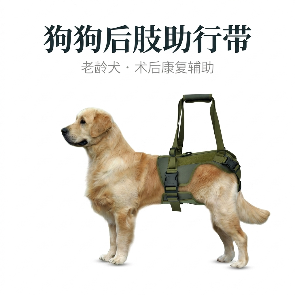 老年犬术后康复省力助行带