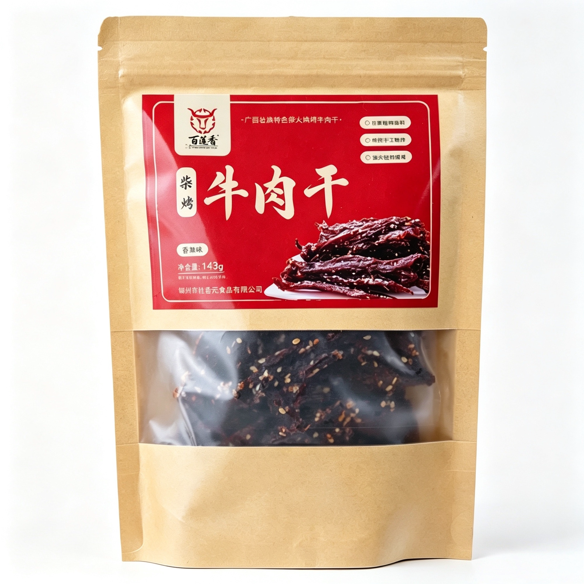 百莲香牛肉干广西柳州特产柳江特牛肉类