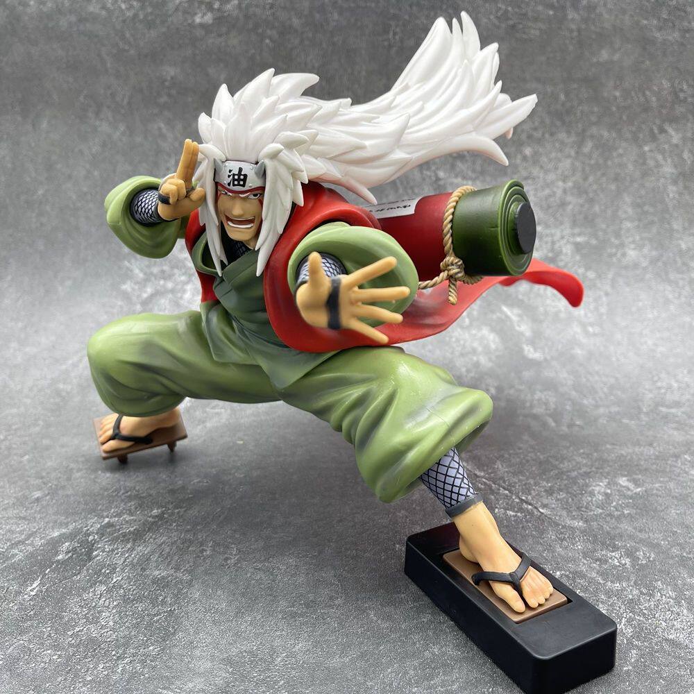 【优质版】自来也手办gk好色仙人火影忍者三忍  雕像模型摆件25cm