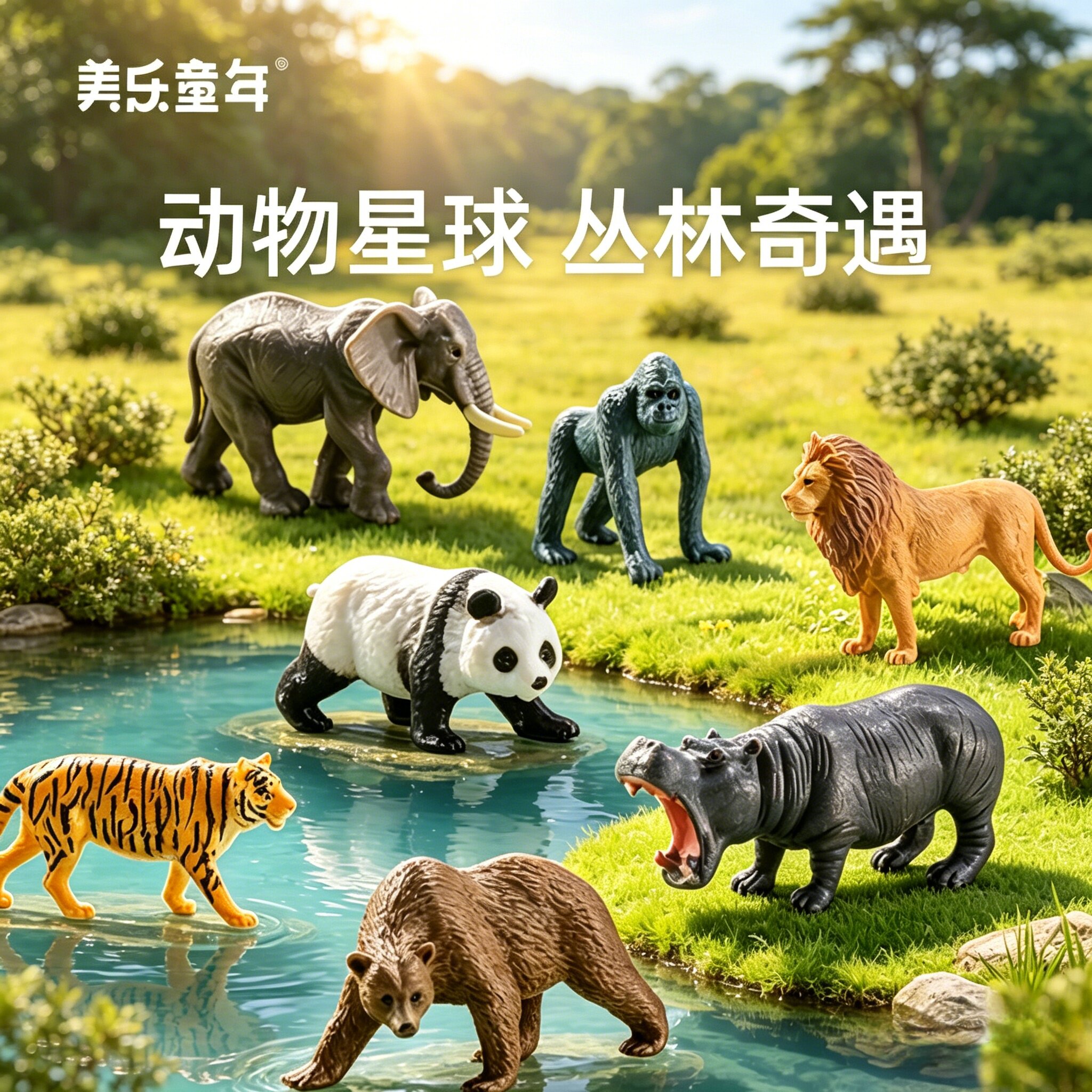 美乐童年仿真动物模型儿童玩具图片