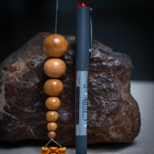 【散珠】西藏千年雷击桃木原木无漆蜡不上油手串佛珠项链挂件单珠