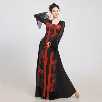 古典舞舞蹈服女飘逸仙汉唐舞蹈服