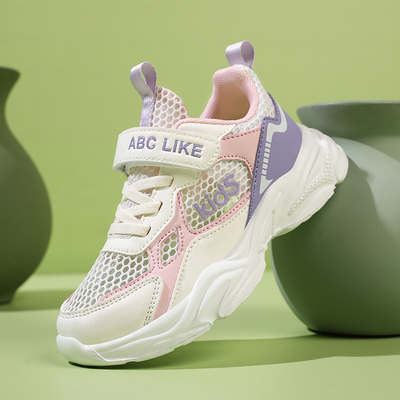 ABC官网正品女孩单层透网鞋子