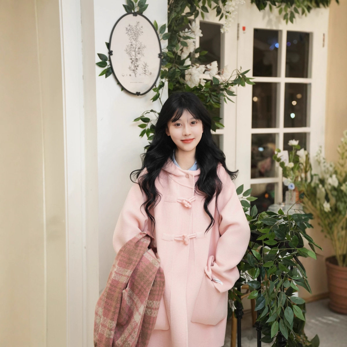 双面呢羊毛大衣韩版气质春时尚百搭洋气休闲宽松慵懒小个子秋冬