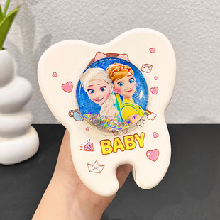 儿童牙齿保存盒乳牙收纳盒可爱卡通男女孩换牙纪念宝宝掉牙珍藏盒