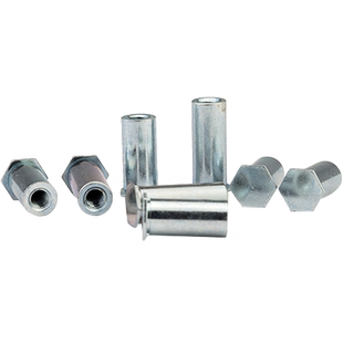 华人M2M2.5M3M4M5M6M8 环保镀锌盲孔压铆螺柱/压铆螺母柱/BSO