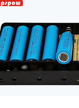 DCUPSPOW直流UPS电源5V9V12V 6节18650节锂电池可拆卸更换diy套件