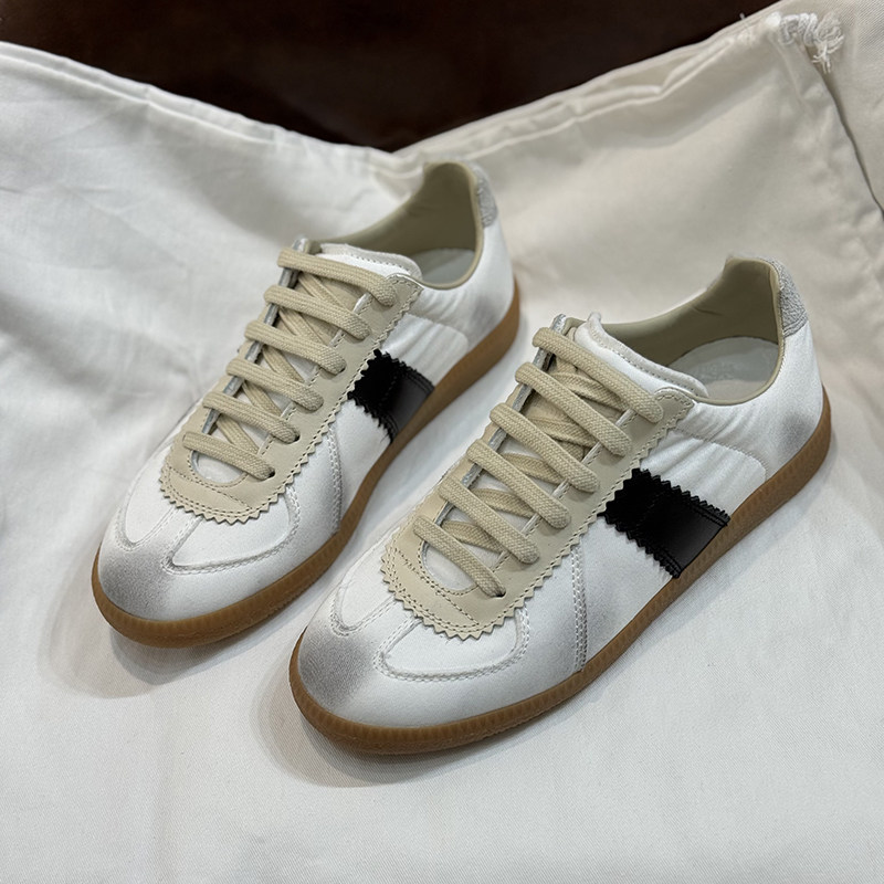 2026新款男女复古德训鞋真皮平底休闲运动鞋系带帆布板鞋时尚球鞋,女鞋,德训鞋,淘宝优惠券,粉丝福利购,淘宝优惠卷