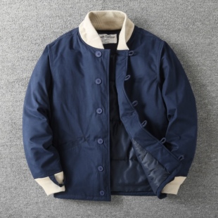 冬季复古棒球服外套加厚夹棉工装夹克M43内胆棉衣男士保暖小棉袄