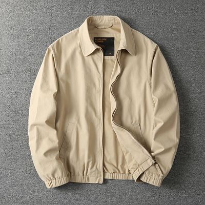 美式休闲纯棉工装夹克外套