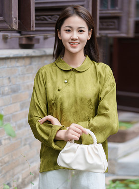 新款盘扣改良大码女装玉想小美满
