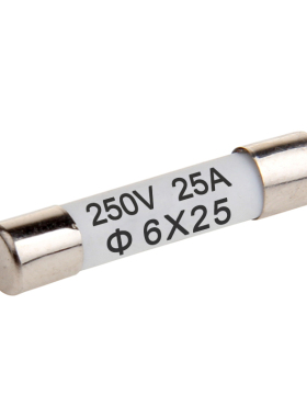 6*25mm陶瓷保险管 RO57 25A 250V熔断器 R057 25A保险丝6×25mm