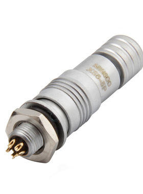 XS6-5芯 开孔6mm 推拉式 航空插头MINSOO XS6-5P 连接器 XS6K5P