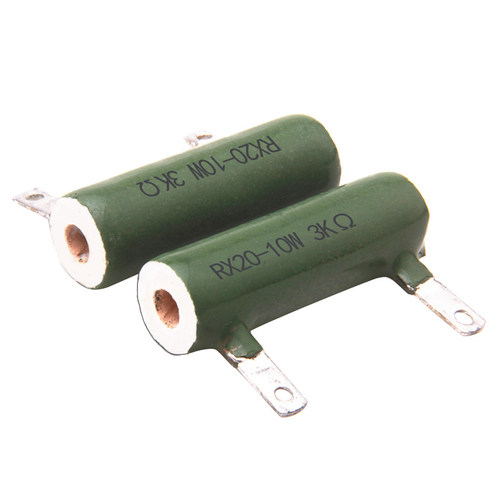 RXYC/RX20-10W 3KΩ放电电阻10W3Kohm/RJ珐琅陶瓷线绕电阻
