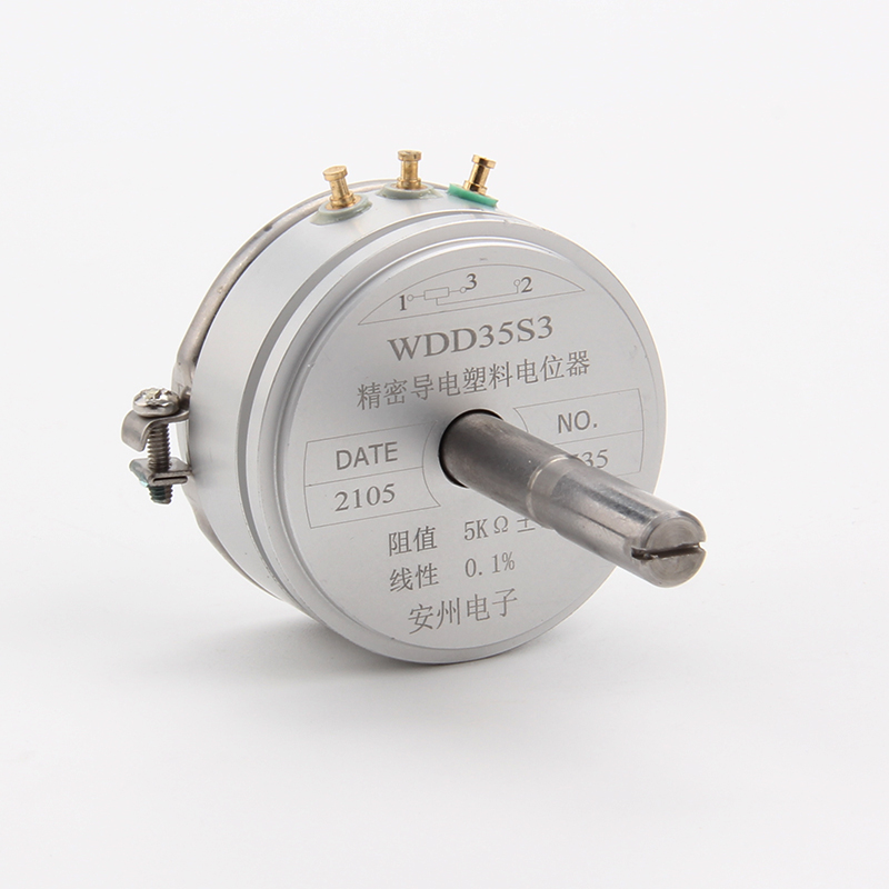 WDD35S-3精密导电塑料电位器WDD35S3 角度传感器 1K5K10K精度0.1%