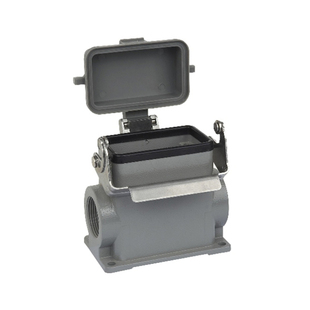 重载连接器 外壳 H16B-SDR-LB PG21 PG16表面安装带盖底座单扣