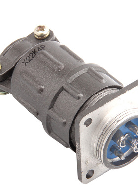 4芯 航空插头 正装X22K4P X22J4A 反装插头X22J4P X22K4A