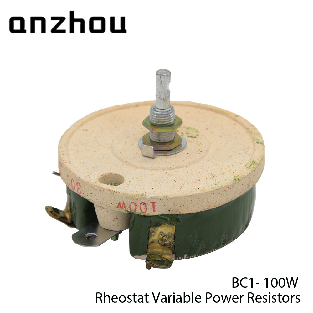 BC1-100W可调电阻器5/10/20/30/50RJ/100/150/200/300/500/1K欧姆