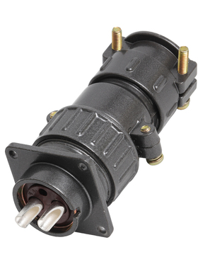 HF P28-2芯50A连接器 航空插头P28J1Q P28K1A P20K1AQ P28J1S