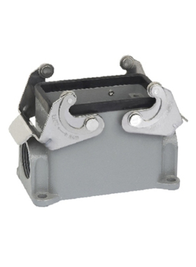 重载连接器 外壳 H16B-SGR PG21 表面安装底座双扣H16B-SGR-2PG21