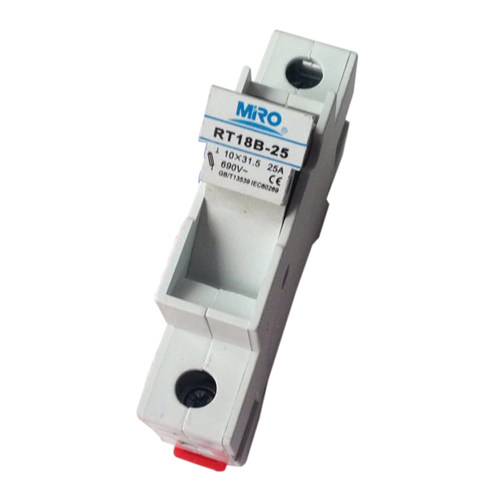 MIRO茗熔 10×31.5mm熔断器底座 RT18B-25 保险丝座 25A690V