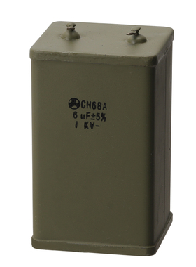 CH68A 6UF 1000V 1KV 铁壳纸介电容器