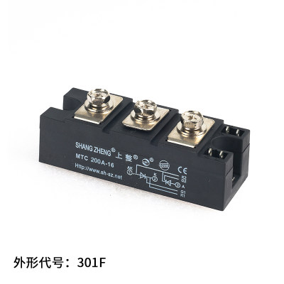 ShangZheng晶闸管/可控硅模块MTX/A/K/MTC 200A-16/12上整整流器